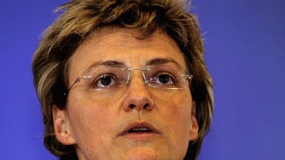 CSU: Monika Hohlmeier: Monika Hohlmeier (CSU) bei ihrem Rücktritt als bayerische Kultusministerin im April 2005.