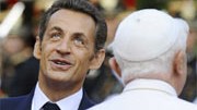 Sarkozy und Papst Benedikt