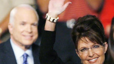 McCain-Vize Palin: John McCain und seine Vize-Kandidatin Sarah Palin