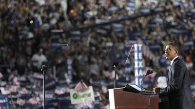 Parteitag der US-Demokraten: Die bisher wichtigste Rede seines Lebens: Barack Obama spricht in Denver zu den Parteianhängern