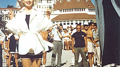 "Hotel Del" in San Diego: Marilyn Monroe soll vor dem Live-Publikum am Strand von Coronado zu Höchstform aufgelaufen sein.
