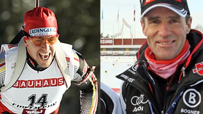 Biathlon: Ein Konflikt schwelt im Biathlon-Team zwischen Michael Greis (links) und Trainer Frank Ullrich.