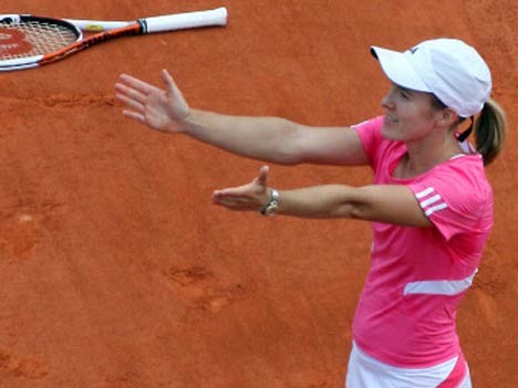 Justine Henin  Finale der French Open