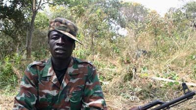 Kongo: Lord's Resistance Army: Ein Kämpfer der Lord's Resistance Army.