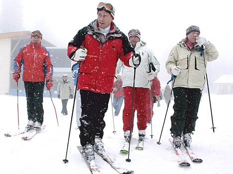 Wladimir Putin beim Skifahren in Sotschi