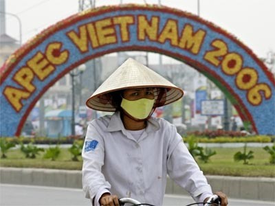 Blumengesteck in Hanoi; Reuters
