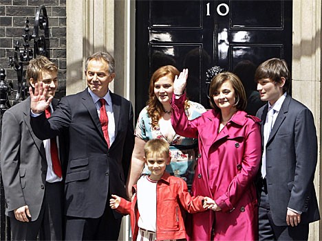 Blair und Familie