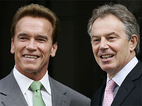 Blair und Schwarzenegger