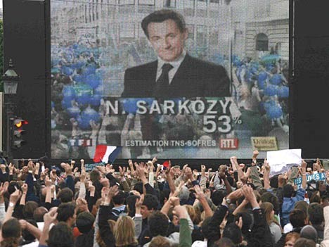 Sarkozy Präsident von Frankreich