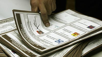 Rennen um die Präsidentschaft: Wahlzettel in Mexiko-Stadt