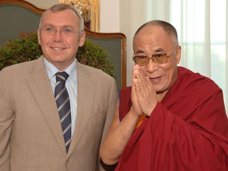 Dalai Lama, Österreich, Gusenbauer