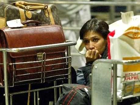 Übernachten auf dem Flughafen: Neu-Delhi, AP