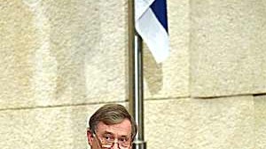 Köhler spricht vor der Knesset: Bundespräsident Köhlker in der Knesset