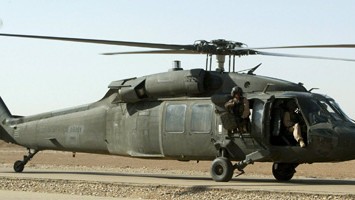 Hessen: Ein US-Hubschrauber vom TypUH-60 Black Hawk, hier im Irak im Einsatz.