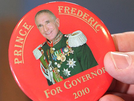 Frederic Prinz von Anhalt Kalifornien Gouverneur Wahlkampf