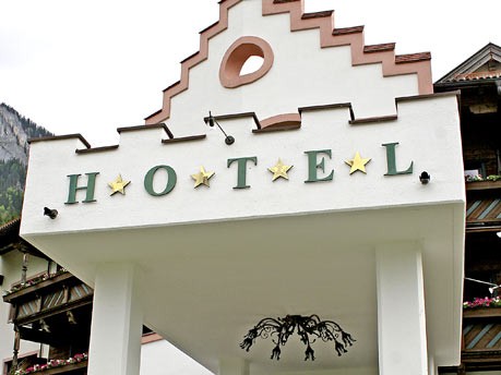 Hotelschilder, Hotelnamen und Sterne in Österreich, Tirol, Thomas Parth, Zimmer frei editiones.com