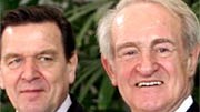 Nachruf von Gerhard Schröder: Politische Weggefährten: Gerhard Schröder und Johannes Rau