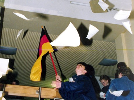 DDR-Bürger besetzen die Stasi-Zentrale, SZ-Photo
