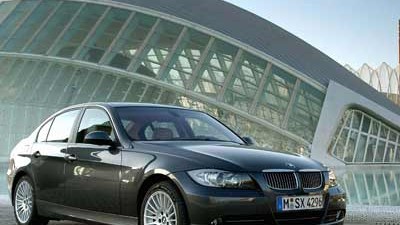 Der erste im neuen Leipziger Werk gefertigte BMW.