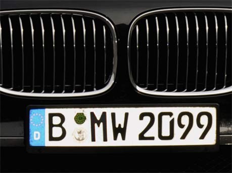 Kennzeichen, BMW, Berlin, ddp/dpa (Montage)