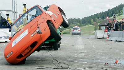 Crashtest Mazda MX-5 der ersten Generation