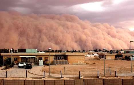 Sandsturm im Irak, ap