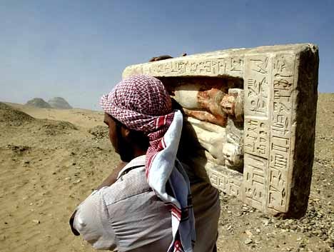 Ausgrabungen in Ägypten, dpa