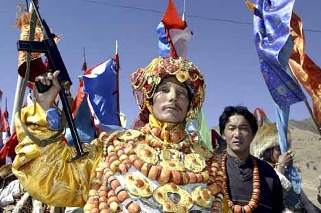 Tibetanisches Fest, dpa