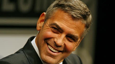 George Clooney Schwein Max Medium; AP