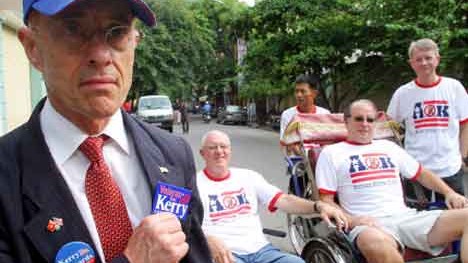 US-Wahlkampf: Diese Veteranen unterstützen den Demokraten Kerry.
