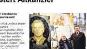 Gerhard Schröder, Jörg Immendorf, Altkanzler, Kanzleramt, Kunstwerk, Portrait, Screenshot: bild.de