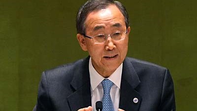 Ban Ki Moon UNO Klima AFP