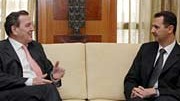Gerhard Schröder; Baschar al-Assad; ap
