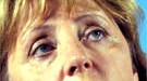 Finanzierung der Steuerreform: Die CDU-Vorsitzende Angela Merkel äußert sich in Solingen über das Konzept der Bundesregierung zum Vorziehen der Steuerreform.
