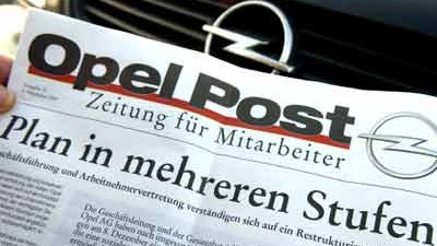 Auffangfirmen: Jetzt steht der Plan für die Sanierung von Opel.