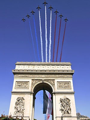 AFP, Bastille Frankreich, Nationalfeiertag, Paris, Champs-Elysees, Köhler, Sarkozy