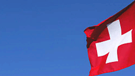Schweiz, Flagge, dpa