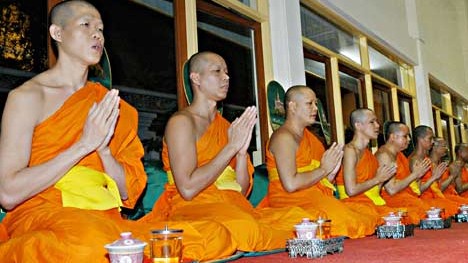 Buddhistische Mönche in Thailand