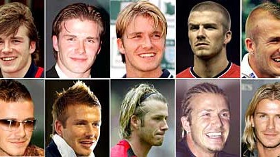 Nomen est omen: Egal mit welcher Frisur, David Beckham bleibt ein hübsches Kerlchen. Das verdankt er auch seinem Vornamen.