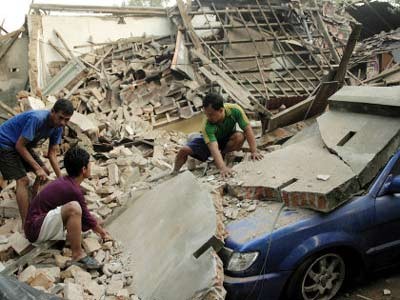 Trümmerwüste; AFP