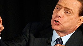 Silvio Berlusconi Gianfranco Fini Italien Ministerpräsident PLD, dpa