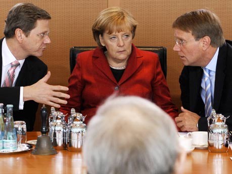Merkel, Westerwelle, ddp