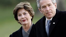 George W. Bush, Laura Bush, dpa