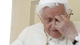 Papst in Großbritannien: Ärger mit britischem Humor: Papst Benedikt XVI.