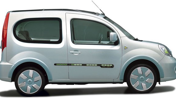 Autos für die Steckdose: Renault plant seine Zukunft elektrisch. 2011 sollen eine Familienlimousine, ein Stadtwagen und der Kangoo als Stromer an den Start gehen. Im seriennahen Prototyp waren wir schon mal unterwegs.