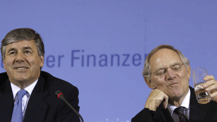 Ackermann, Schäuble, Reuters
