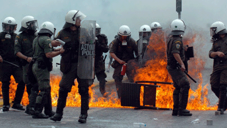 Proteste in Griechenland, dpa