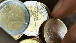 Euromünzen, Foto: dpa