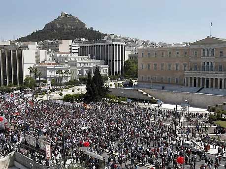 Demonstrationen in Athen