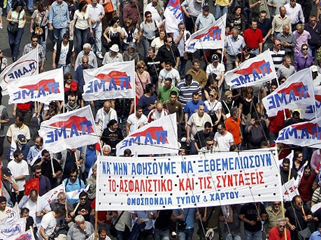 Demonstration, Athen, Reuters